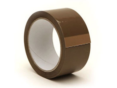 Taśma klej 48mmx66y VIBAC kaucz BRĄZ /36  solvent