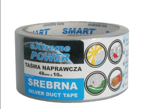 Taśma klej naprawcza 48mmx10m Silver Smart /36