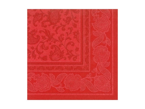 Serwetki ROYAL 1/4 40x40cm czerwony Ornament 50szt. 11667