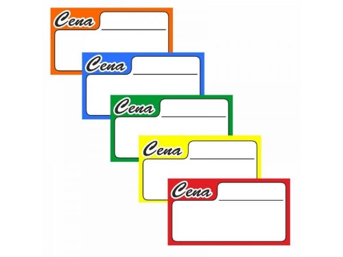 Cenówki kartonikowe a100 duże zielone .0501