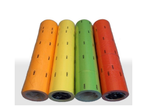 Etyk cenowe fluor żółte 35/45x30 typB a300/5/150