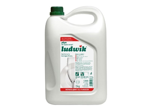 Płyn do naczyń LUDWIK 5kg hipoalergiczny, bezbarw