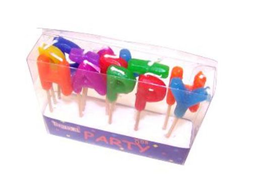 Świeczki pikery literki Happy Birthday a1/12