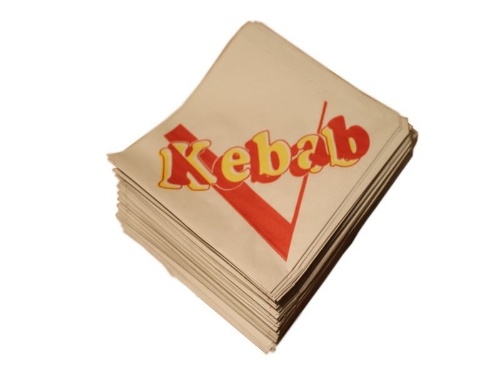 Torebka KEBAB foliowana duża nowa 200szt.