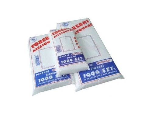 Woreczki HDPE 10/4/27 1000 sztuk 6my