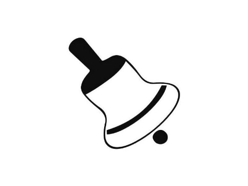 Naklejka 9,5x9,5 Dzwonek a1/12