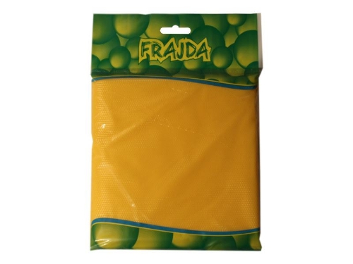 Obrus foliowy moletowany 120x140/150 żółty /50