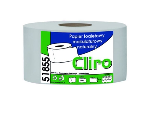 Papier toaletowy JUMBO 1w 130mb 12 rolek