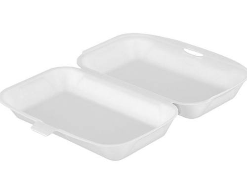 Pojemnik obiadowy styropianowy 1/2 porcji HP3 biały a140/2 1026664