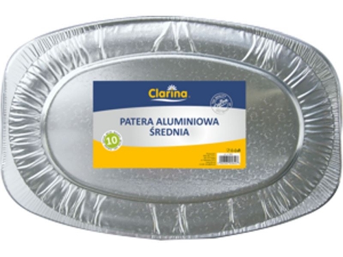 Taca alum 45cm średnia 29,5x43 a10/10  5842