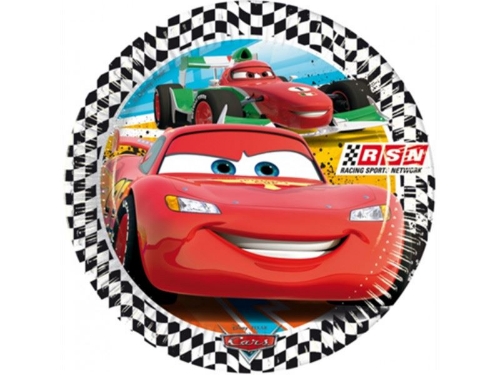 Talerz papierowy *20cm Cars RSN 8 szt.