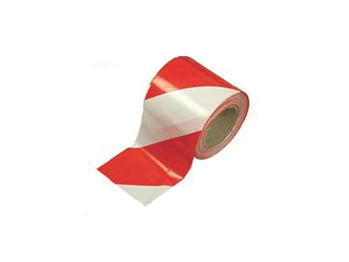 Taśma ostrzeg.BIAŁO-CZERW 8cmx100mb /48