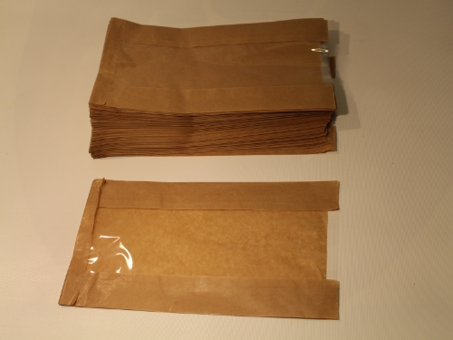 Torba fałdowa szara 180x60x335 + okno a250/10