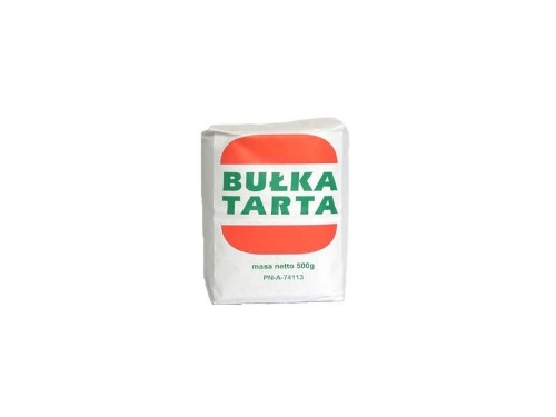 Torba pap 0,5kg biała BUŁKA TARTA /10kg 