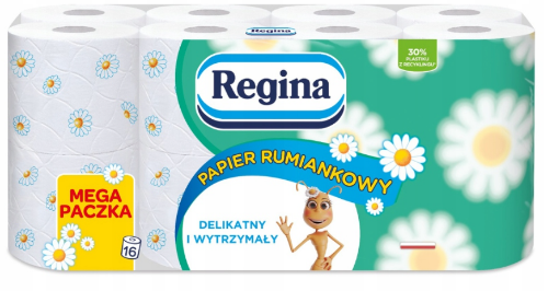 Papier toaletowy REGINA rumianek 3 warstwy 16 rolek