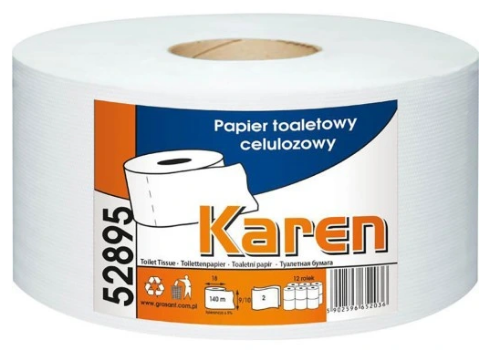 Papier toaletowy JUMBO KAREN 2w celuloza 147mb