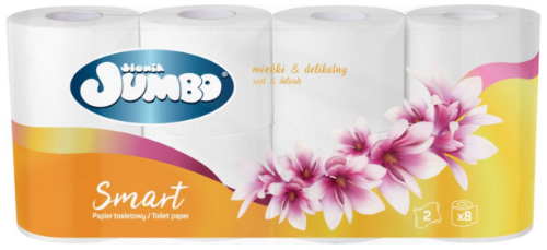 Papier toaletowy Słonik Jumbo celuloza 2w worek 64 rolki