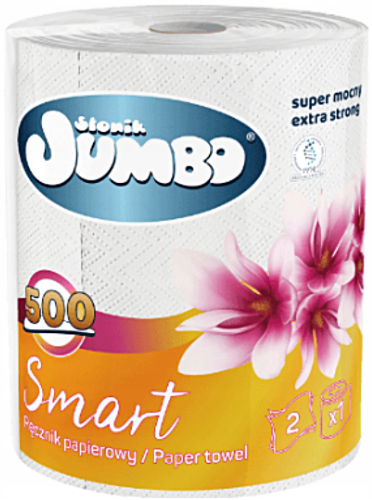 Ręcznik papierowy Słonik Jumbo celuloza 2 warstwy 100 m