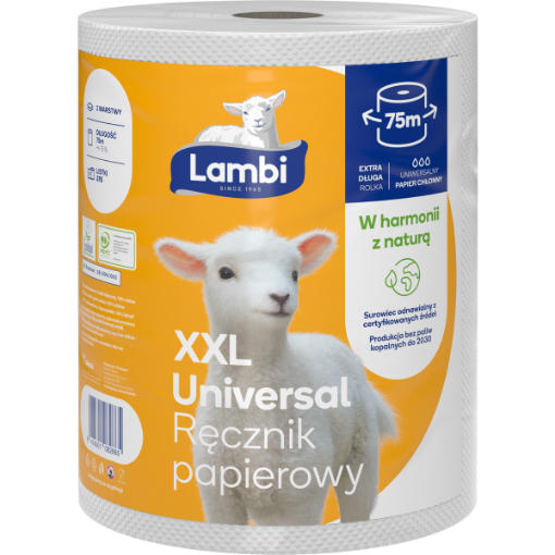 Obrazek Ręcznik papierowy LAMBI XXL Universal 2 warstwy