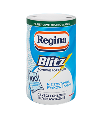 Ręcznik papierowy REGINA Błysk celuloza 3 warstwy, bez smug