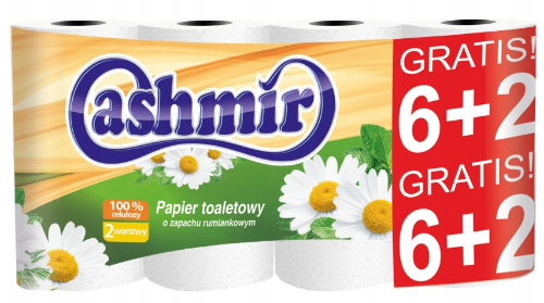 Papier toaletowy Cashmir Rumiankowy 2 warstwy 8 rolek