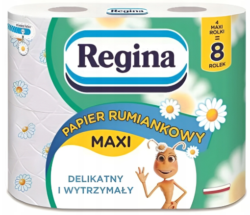 Obrazek Papier toaletowy REGINA MAXI 3 warstwy 4 rolki