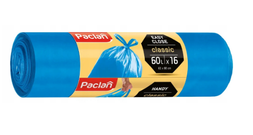 Worki śmieci 60L PACLAN Classic USZY 16szt 