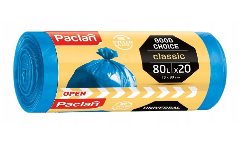 Worki śmieci 80L PACLAN Classic 20szt 
