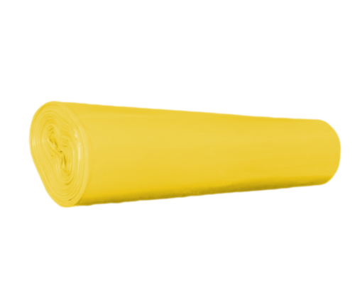Worki na śmieci 120L 70x110 0,045my żółty 25szt