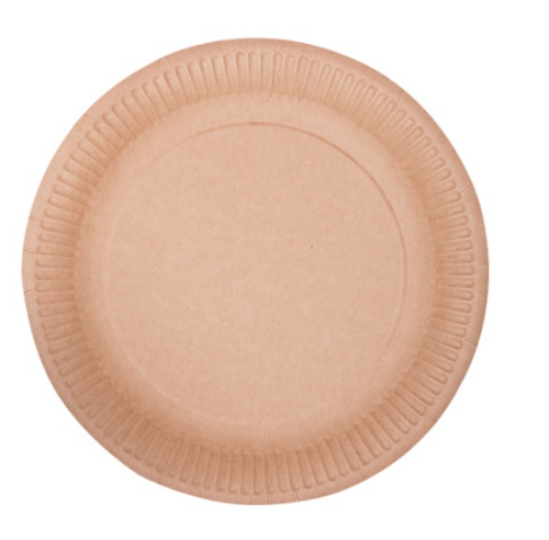 Talerze papierowe KRAFT *23 50szt 