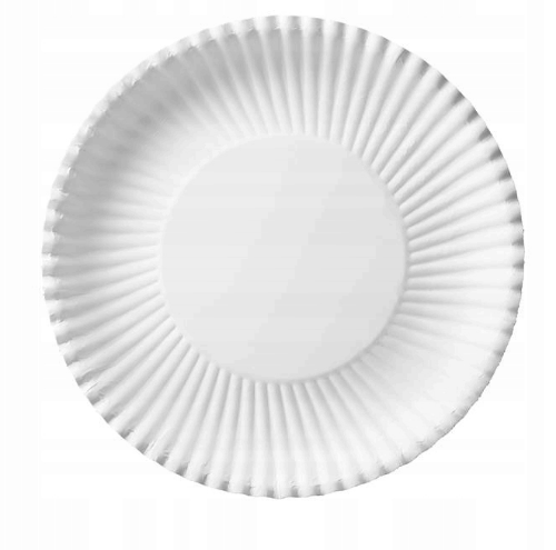 Talerze papierowe białe *24cm 100szt