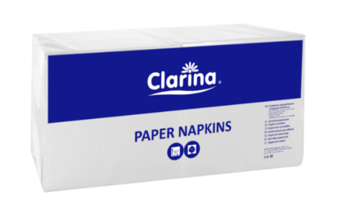 Serw 33x33 1w 1/4 a500 Clarina biała /10  5709