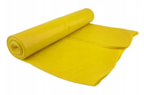 Worki na śmieci 120L 70x110 żółte 25szt