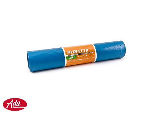 Worki na śmieci 120L 70x110 Perfecto niebieskie 25szt