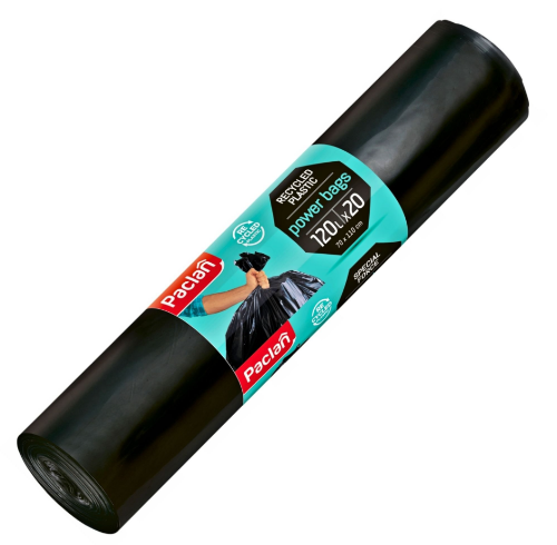 Worki na gruz 120L PACLAN czarne 20szt 134781