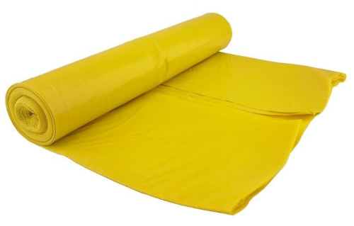 Worki na śmieci 160L żółte 10szt.