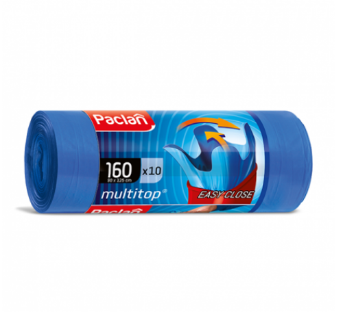 Worki na śmieci 160L Multi-Top niebieskie 10szt 134443