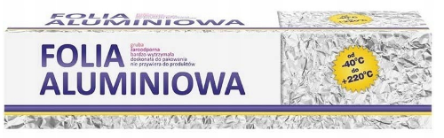 Folia aluminiowa z ucinarką 29cm 0,9kg CLARINA 5505