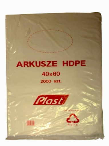 Obrazek Arkusze foliowe HDPE 40x60cm 2000szt