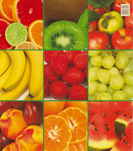 Reklamówka z uchem 46x48 FRESH FOOD 25 sztuk 51my