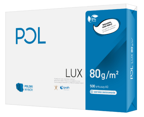 Papier ksero POLLUX A3 80g 500 arkuszy 3772