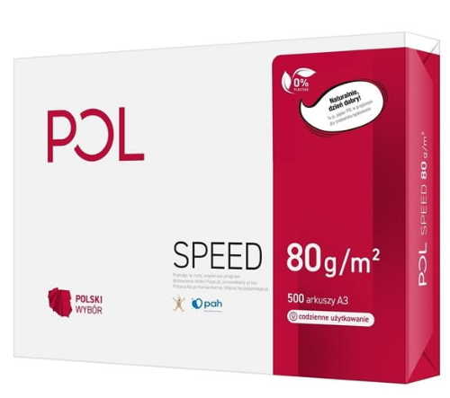 Papier ksero POLSPEED A3 80g 500 arkuszy 