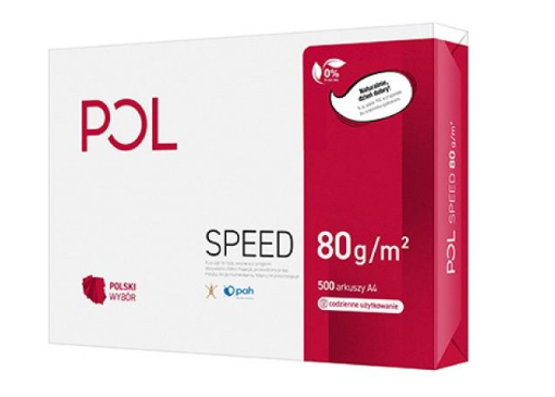 Obrazek Papier ksero POLSPEED A4 80g 500 arkuszy