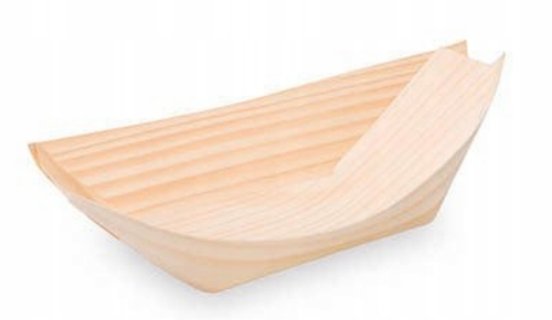 Fingerfood 84413 miseczka łódka drewniana 8,5x5,5cm 50szt