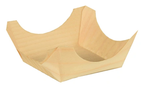 Fingerfood 85684 miseczka kwadrat drewniana "pure" 50szt