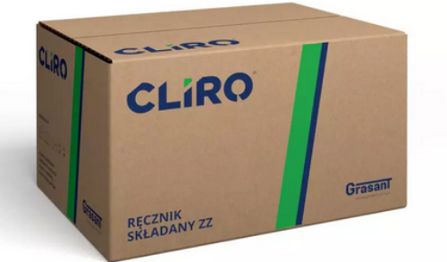 CLIRO 9114EB ręcznik ZZ zielony, 1 warstwa 4000szt