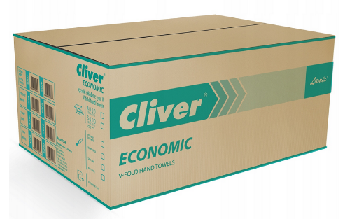 CLIVER 2240 ręcznik ZZ zielony, 1 warstwa 4000szt