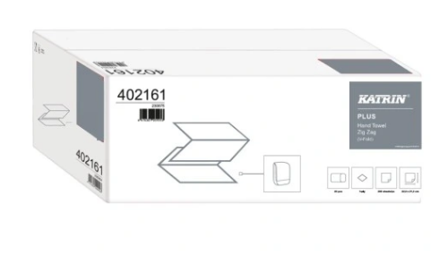KATRIN 402161S ręcznik ZZ biały, 1 warstwa 4000szt