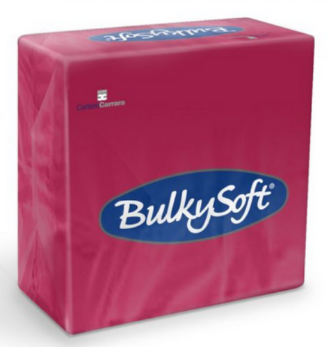 BulkySoft 32170 serwetka 33x33 bordowa, 2 warstwy 100szt 