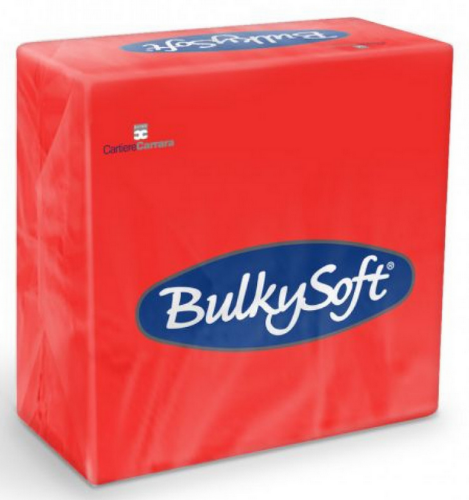 BulkySoft 32190 serwetka 33x33 czerowna, 2 warstwy 100szt